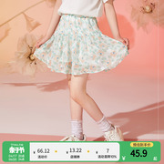 askjunior女童裙子夏季2024半身裙，女童时髦洋气，中大童裙子