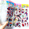 蜘蛛侠儿童贴纸奥特曼变形金刚铠甲，勇士超人贴画幼儿园奖励泡泡贴