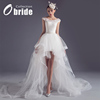 Obride2024年新娘婚纱两穿可拆卸拖尾小个子轻婚纱礼服定制