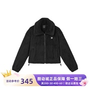 Skechers斯凯奇羊羔绒外套女冬季休闲时尚运动服保暖夹克L122W182