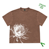 艺术感Short Sleeve Tee花卉flowers图案小众设计高级感短袖上衣