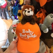 长隆旅游纪念品野生动物园，小熊猫帽子公仔帽子，立体棒球帽遮阳帽