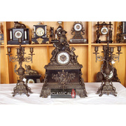 钟表座钟 古典座钟 欧式机械座钟 纯铜机械套钟