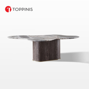 toppinis意式极简异形大理石，茶几客厅小户型轻奢设计师，款创意茶几