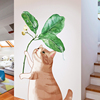 客厅背景墙面装饰3d立体墙，贴纸遮丑走廊墙壁贴画墙纸自粘壁纸猫咪