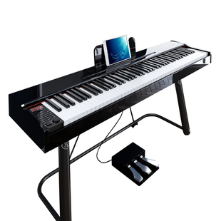 电钢琴88键重锤便m携式数码电钢家用初学者专电幼师学生业子钢琴