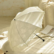 leodauknow太阳伞日系女超，轻小便携折叠蕾丝，防晒防紫外线upf50+遮