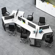 上海办公桌椅组合简约现代46人位屏风，职员桌隔断员工电脑桌卡座