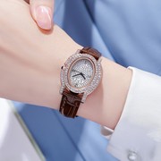 简约气质玫瑰刻度士个性，手表表带女时尚石英9mm钢带普通国产腕表