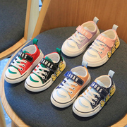 儿童帆布鞋男童软底女宝宝鞋子，春秋款1-2-4岁3小童鞋幼儿园室内鞋