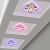 LED调光走道灯嵌入式家用水晶走廊灯过道灯暗装筒灯门厅玄关灯具