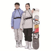情侣滑雪卫衣防风保暖单板卫，衣帽衫滑雪装备，套装男wildsnow潮牌女