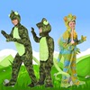 儿童爬行动物服装万圣节演出服卡通造型连体衣，大人蜥蜴变色龙服装