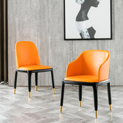 实木椅后现代简约家用餐厅餐椅子时尚创意休闲网红靠背凳