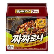 韩国进口三养炸酱面拉面方便面杂酱面干拌面煮面140gX5袋