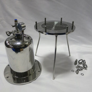 支持定 制ZL-ZY固液分离过滤器 不锈钢桶式正压小容量科研过滤器