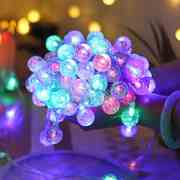 led水晶球电池usb彩灯，闪灯串灯圣诞满天星卧室装扮婚庆布置氛围灯