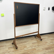 实木支架黑板移动吸磁办公家用白板