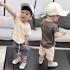2022夏季男童短袖套装，1-3岁4洋气宝宝夏装，韩版中小童两件套潮