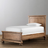 黛森那美式实木床单人床儿童床1.2米法式乡村橡木男孩床民宿家具