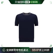 韩国直邮brunellocucinelli24ss短袖，t恤男m29802030cir90blue
