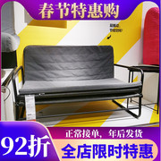 济南宜家哈马恩(哈马恩)沙发床多功能简约小户型，折叠铁艺沙发简约