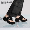 daphnelabdaphnelab方糖系列，夹角高跟凉拖鞋，2024夏季高跟夹脚拖