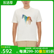 paulsmith男装斑马纹，t恤上衣，圆领短袖m2r-675y