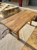 老榆木桌子复古茶桌原木，实木桌子吧台，长桌书桌餐桌阳台桌民宿定制