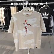 耐克Jordan乔丹男子夏季纯棉印花刺绣运动短袖T恤DM1437-010-133