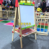 儿童木制多功能升降画架双面磁性手提礼盒画板儿童益智男女孩玩具
