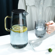 玻璃水杯套装茶具高级感家用客厅大容量水壶耐热高温夏季泡茶杯子