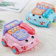 儿童益智多功能电话机，音乐玩具婴儿，宝宝早教机电话车