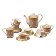 欧式陶瓷咖啡具套装，奢华茶具茶杯套装，英式下午茶创意结婚礼w.
