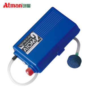 Atman创星干电池打氧泵打氧机养鱼氧气泵鱼缸充氧机小型充氧气泵