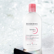 法国bioderma贝德玛卸妆水粉水500ml卸妆液，女温和清洁敏感肌25.1
