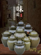 菜大号景德镇食品级盖陶瓷，四川封缸水腌家用双密封咸菜泡菜坛子罐