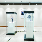 模型展示柜台玉器展柜玻璃，柜子透明博物馆文物陈列柜单品展览柜台