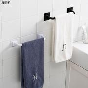 毛巾架浴室置物架挂架挂件抹布吸盘，免打孔厨房，卫生间厕所挂毛巾杆