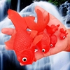 软胶仿真金鱼大中小号红色套装幼儿园儿童认知玩具假鱼类动物模型