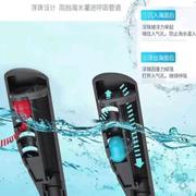全脸浮潜面罩双管矽胶全干式自由潜水呼吸器成人游泳面具眼