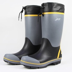 超高春夏钢钉底橡胶防滑登礁雨鞋