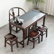 新中式功夫茶桌实木现代简约家用茶桌椅组合客厅办公禅意小茶台