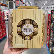 上海开市客国内费列罗FERRERO ROCHER 榛果威化巧克力48粒装