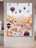 大芬村手绘小众艺术土耳其热气球客厅风景装饰画玄关走廊卧室挂画
