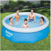 estway夹网充气游泳池 圆顶儿童成人蓝色圆形户外家用加厚型水池