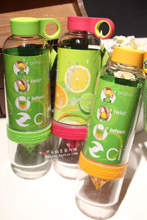 美国citruszinger活力瓶，柠檬杯水果杯，手动榨汁水杯