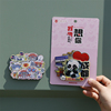 创意卡通熊猫旅行日记纪念冰箱，贴木质小礼物成都旅游伴手礼物