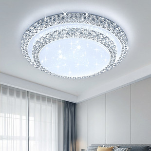2024年高端客厅简约现代大气大灯轻奢仿水晶，圆形卧室吸顶灯具
