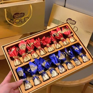 雀巢gold夹心巧克力专家提拉米苏味榛子，味礼盒装送礼送女朋友零食